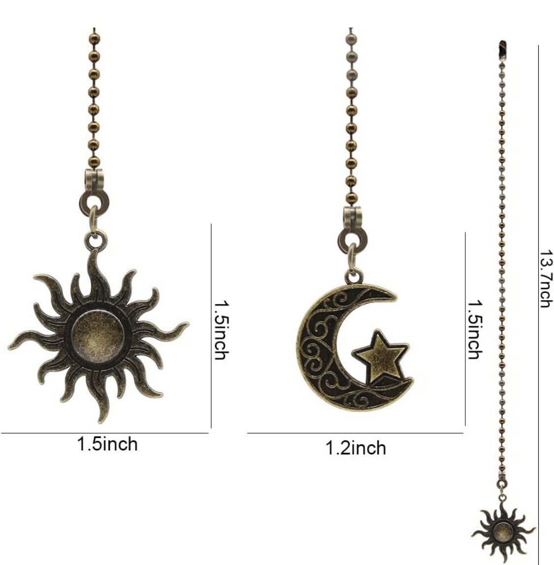 sun and moon pull chain