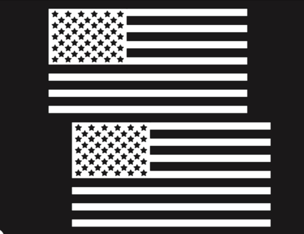 2 Pack-American Flag USA Vinyl Decal Bumper Sticker Patriotic Car Truck Window