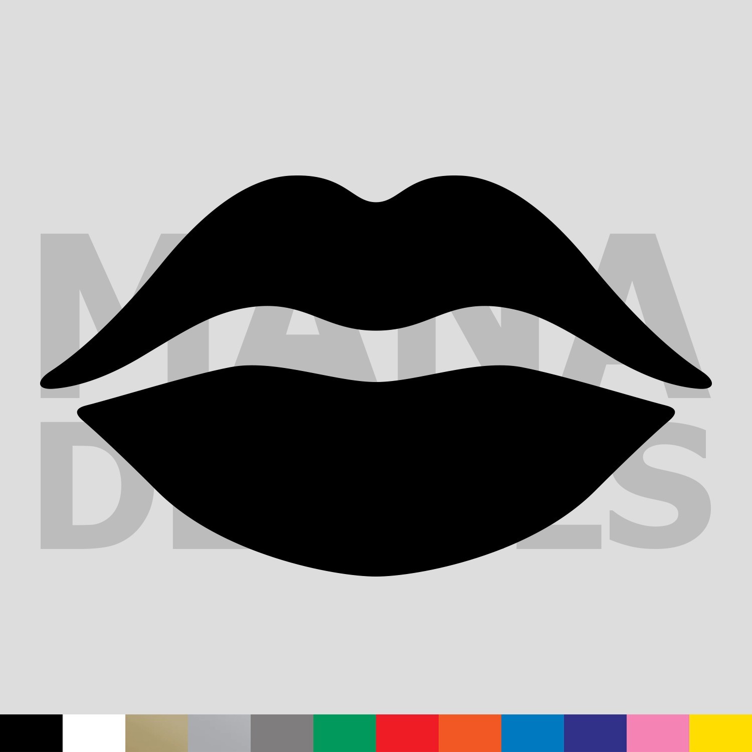Lips Vinyl Die Cut Decal Sticker – Kiss Lipstick Love Sweetheart Sexy