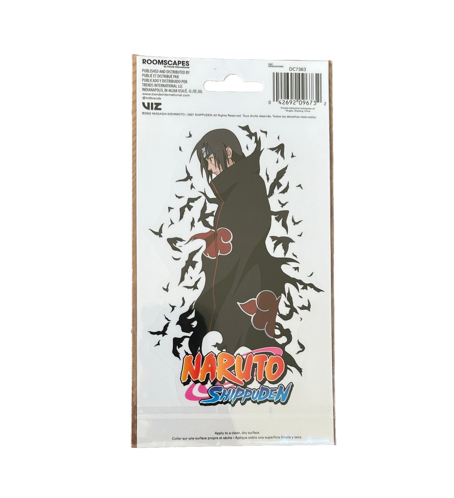 New NARUTO SHIPPUDEN Roomscapes Anime Decal Trends International sticker