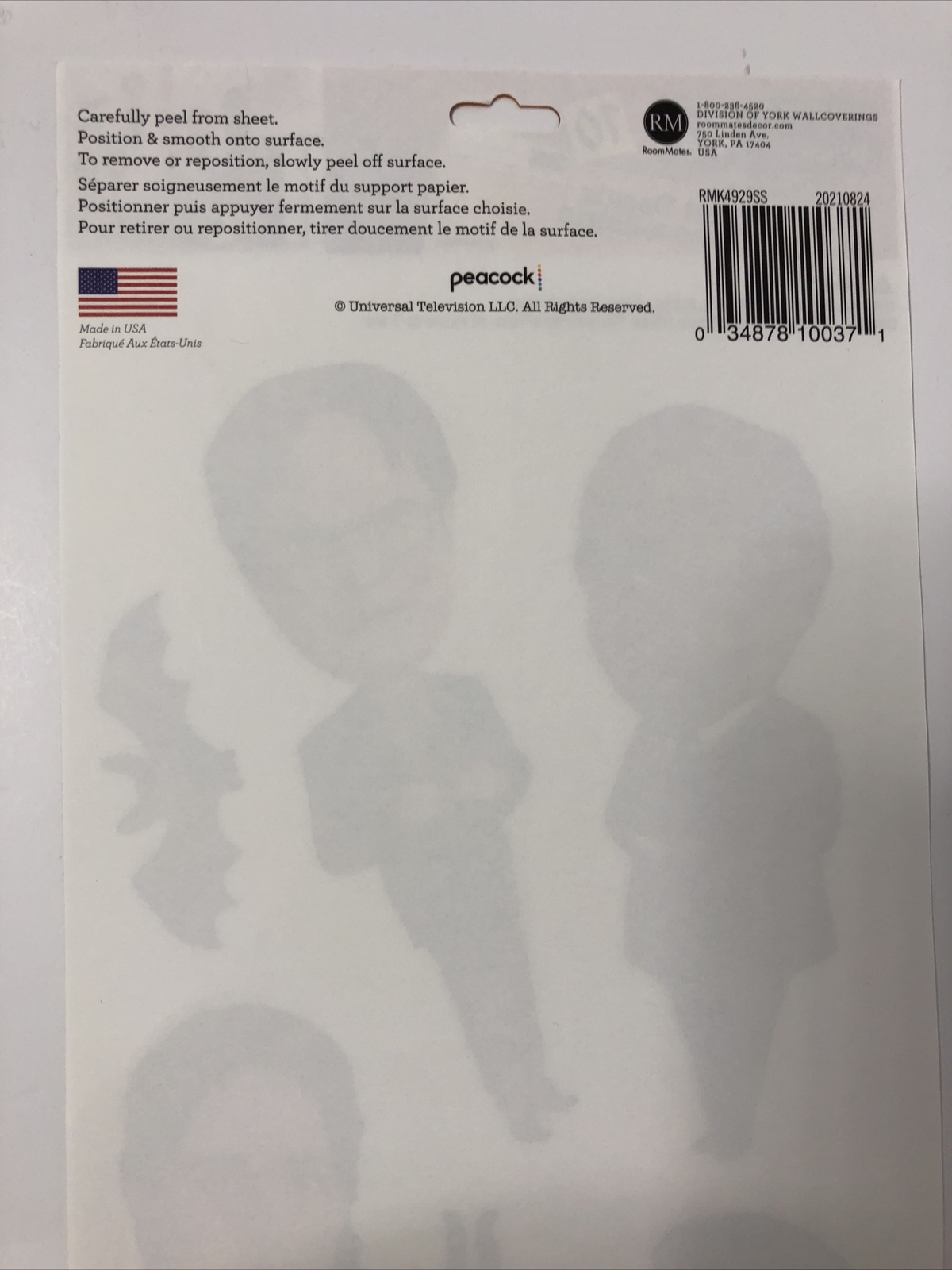 The Office Wall Decals Removable & Repositionable Made in USA