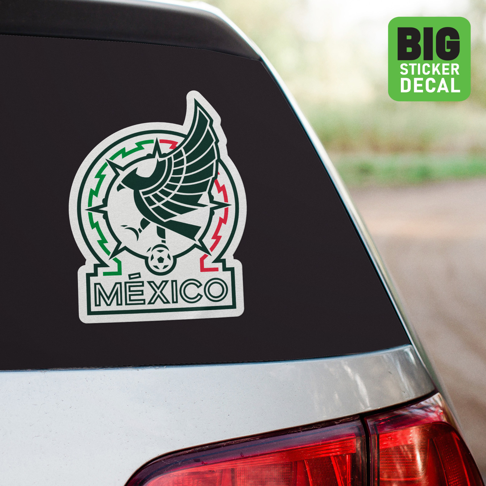 Selección Mexico El Tri Big Laminated Vinyl Soccer Sticker Car Decal Calcomania