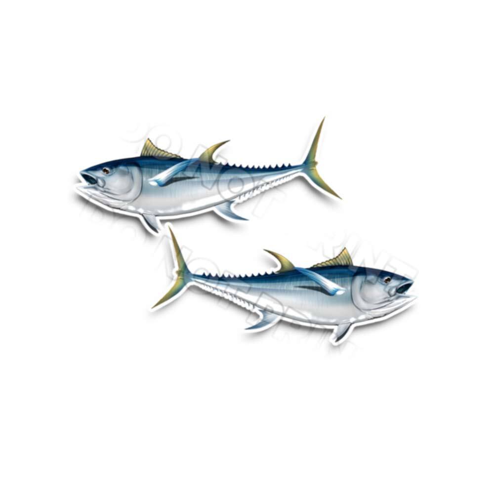 Albacore Decals Fish Stickers Vinyl Tackle Box Stickers – Set of 2 #122