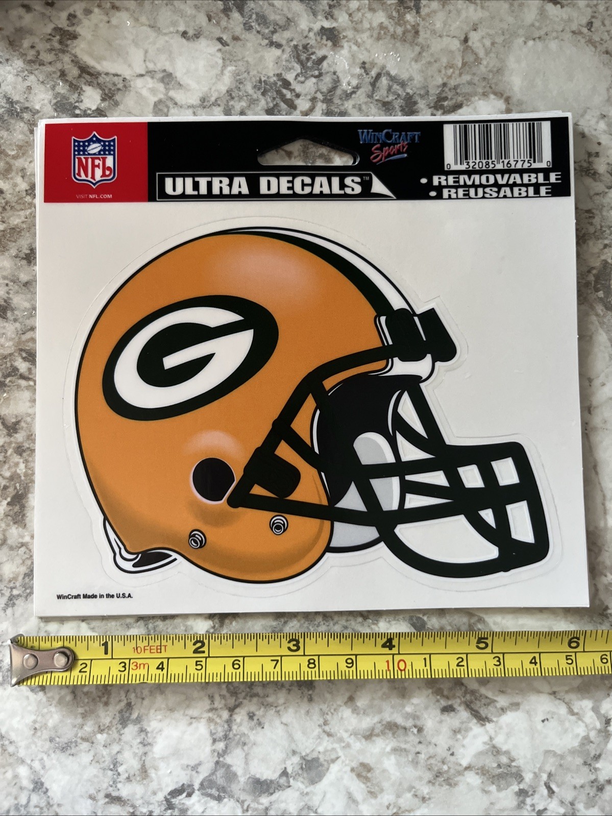 Green Bay Packers Helmet Color Decal