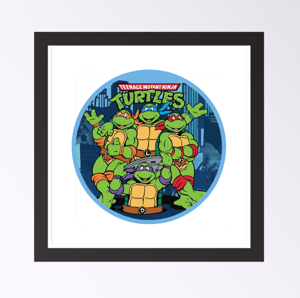 Teenage MN Turtles "Blue" – 4" Handmade Vinyl Decal Vehicle Decor Cooler Laptop