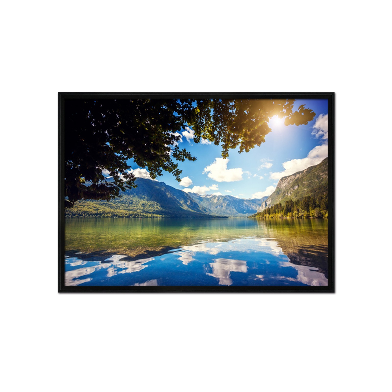 3D Sun River 52 Framed Poster Home Decor Print Painting Art AJ WALLPAPER