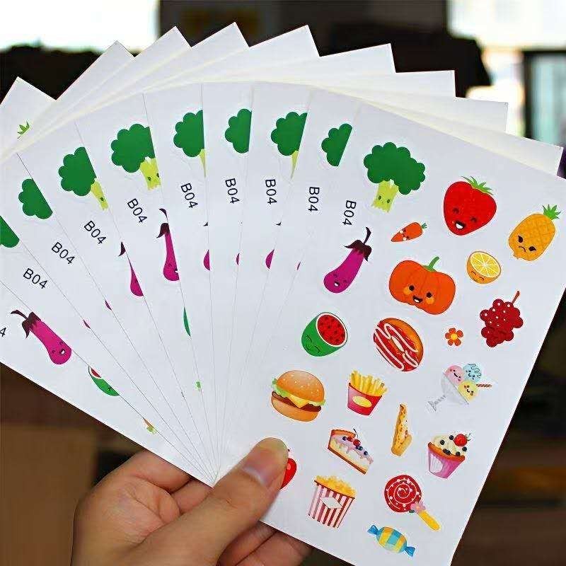 8 Sheets 200+pcs Animal Sticker for Kids, Children, Teacher, Parent,Bottle