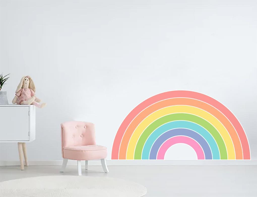 Rainbow Wall Sticker Decal Bedroom Decor Art Mural Nursery Kids Room WC278