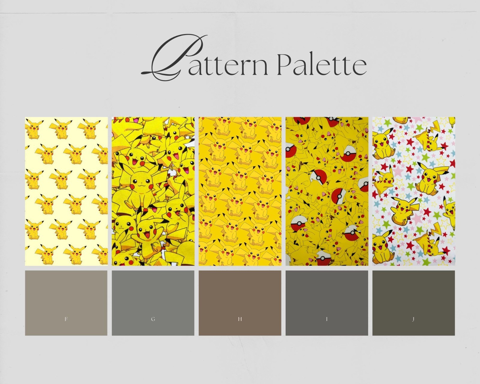 Pokémon Pikachu Vinyl Patterns & Iron on HTV for all Cricut cutting machines