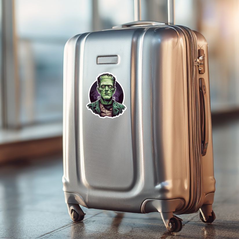 Frankenstein , Haloween, Sticker, Peel N' Stick, Different Sizes