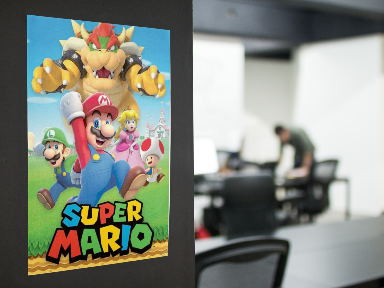 SUPER MARIO Wall Vinyl Decal Poster Graphic Print Removable Adhesive Backing