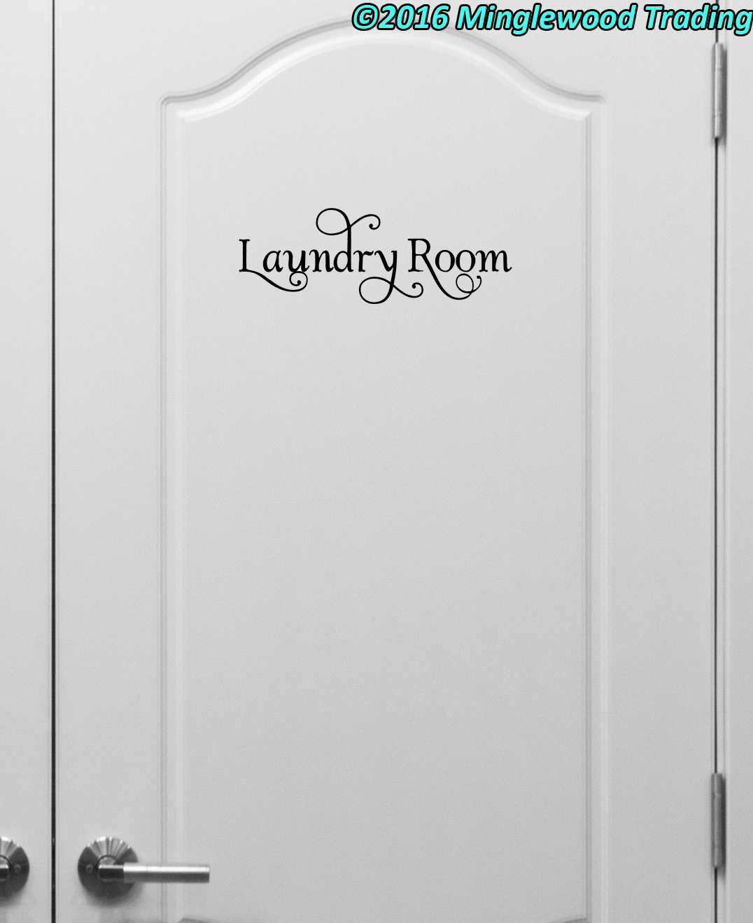 LAUNDRY ROOM Vinyl Decal Sticker – Washer Dryer Ironing Clothes – Swash