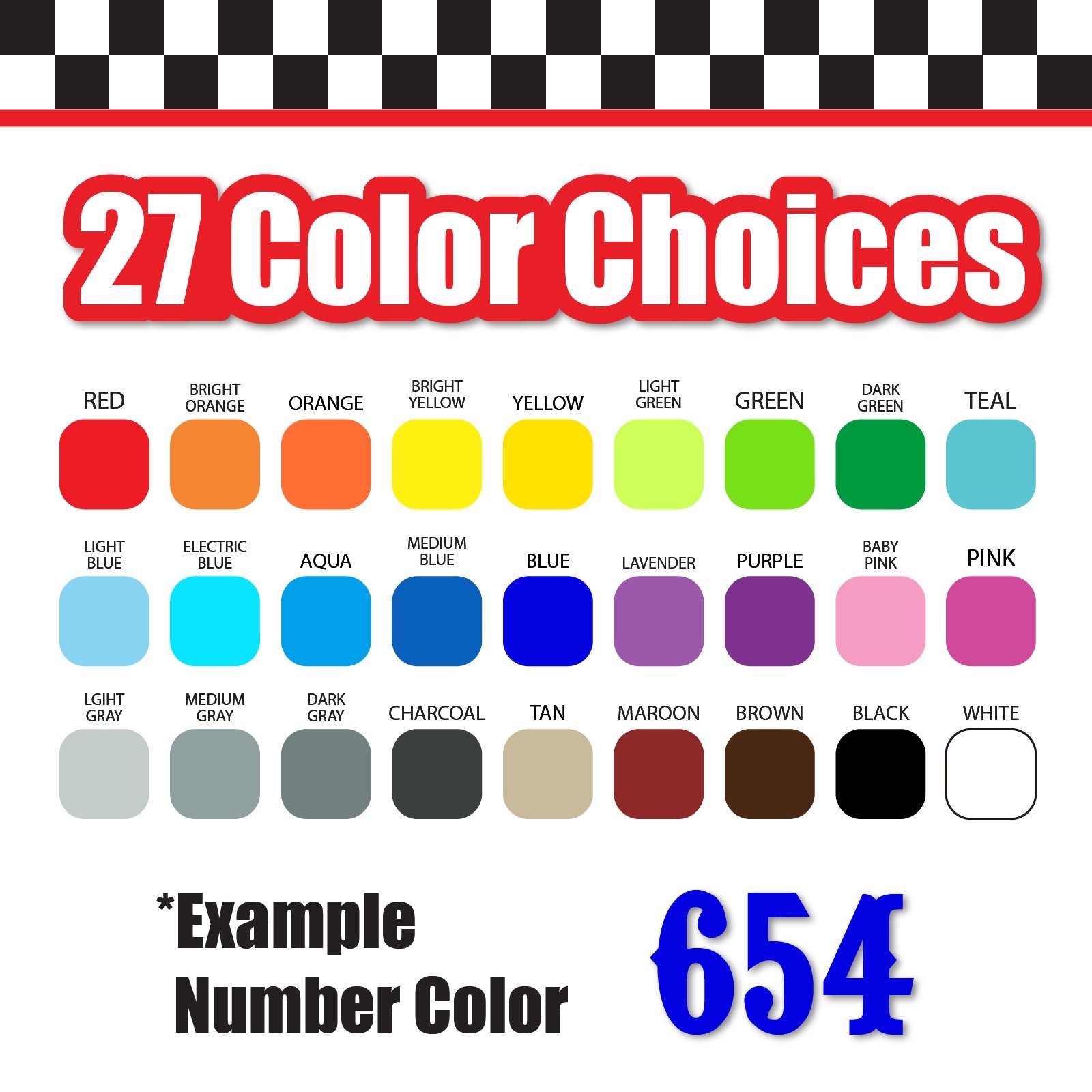 3x 3 Digit Custom Single Number Stickers Decal Locker Door Mailbox Pointedly Mad