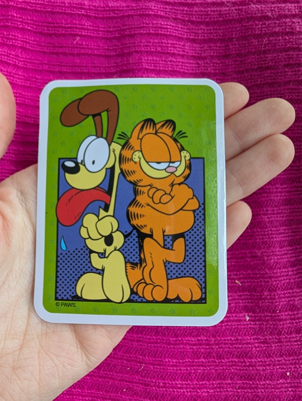 STICKER, Garfield, Sassy cat, Odis, Cartoon, Oddie
