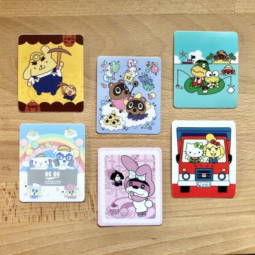 Animal Crossing Mini Posters STICKER – K.K. Slider & Cinnamoroll Sticker Poster