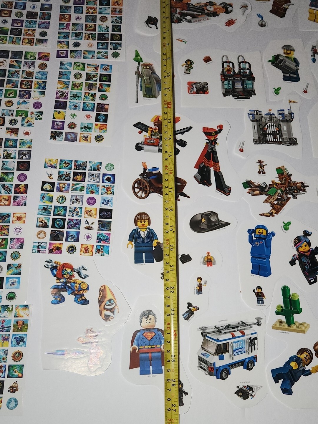 HUGE RARE 100+ Sticker THE LEGO MOVIE & SKYLANDERS Ultimate Sticker Collection