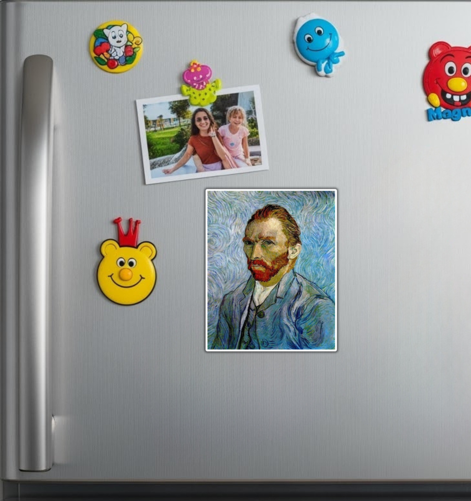 Vincent Van Gogh Self Portrait Fridge Magnet or Laptop Sticker