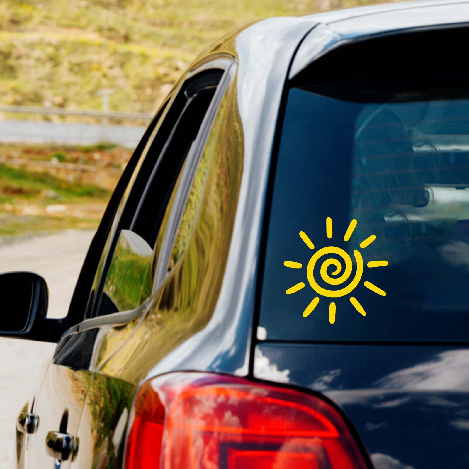 Spiral Sunshine Sun Vinyl Decal Sticker Car Truck Window Laptop Water Bottle Mug