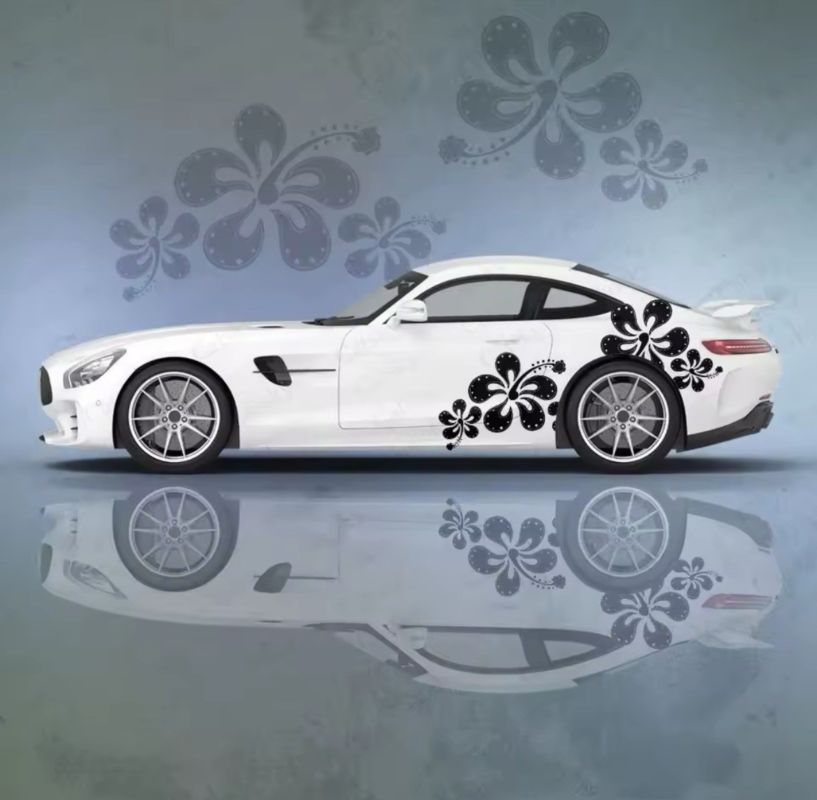 Japanese Sakura Cherry Blossom Flower Vinyl Decal Art for Cars Windows Laptops