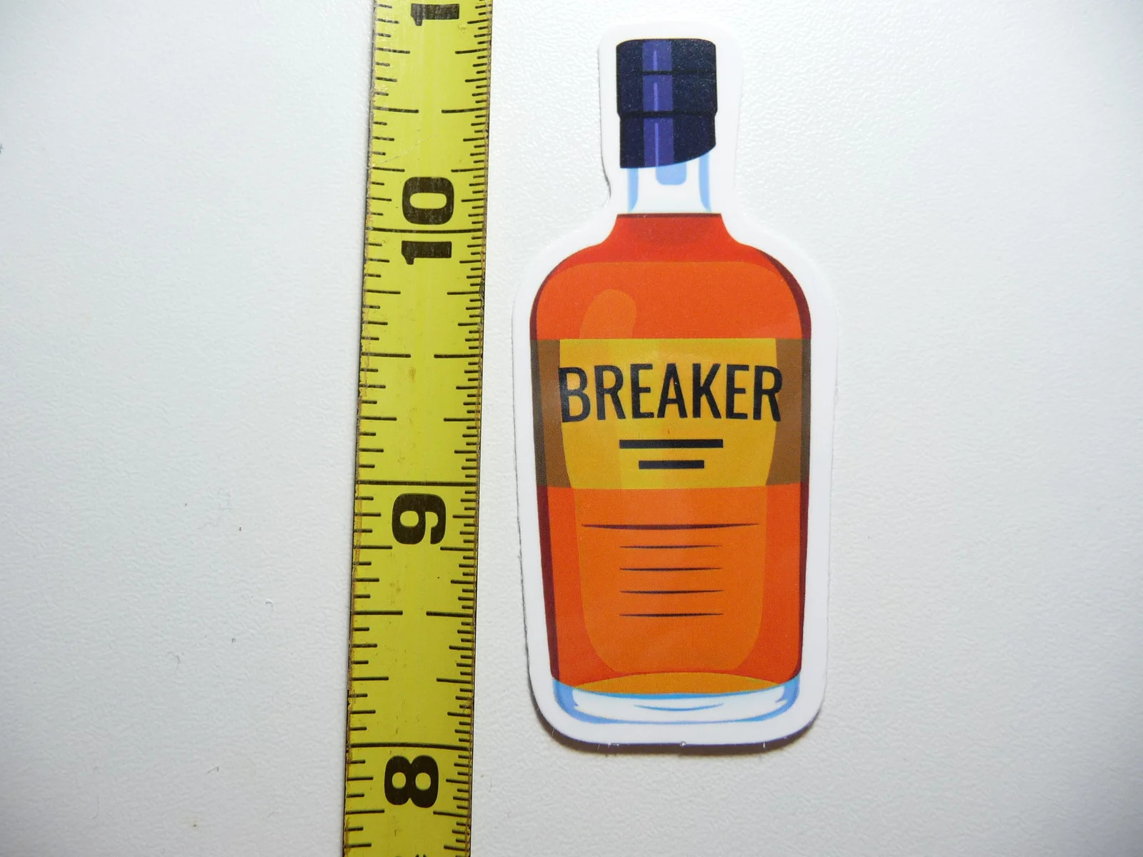 GENERIC BREAKER BOTTLE SMALL STICKER DECAL BAR DECORATION ALCOHOL FUN PARTY