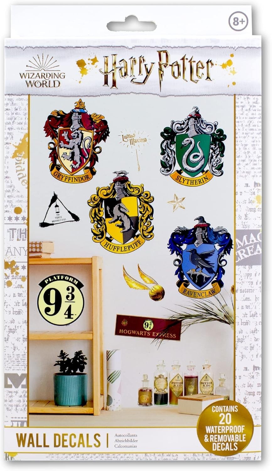 Harry Potter Inspired Wall Stickers 20pcs Wizard Magic Removable Decals Decor