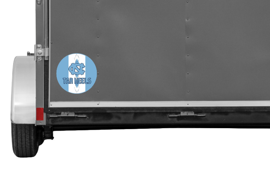 North Carolina – Argyle – 4" Vinyl Decal Car Laptop Cooler Truck Smoker Trailer