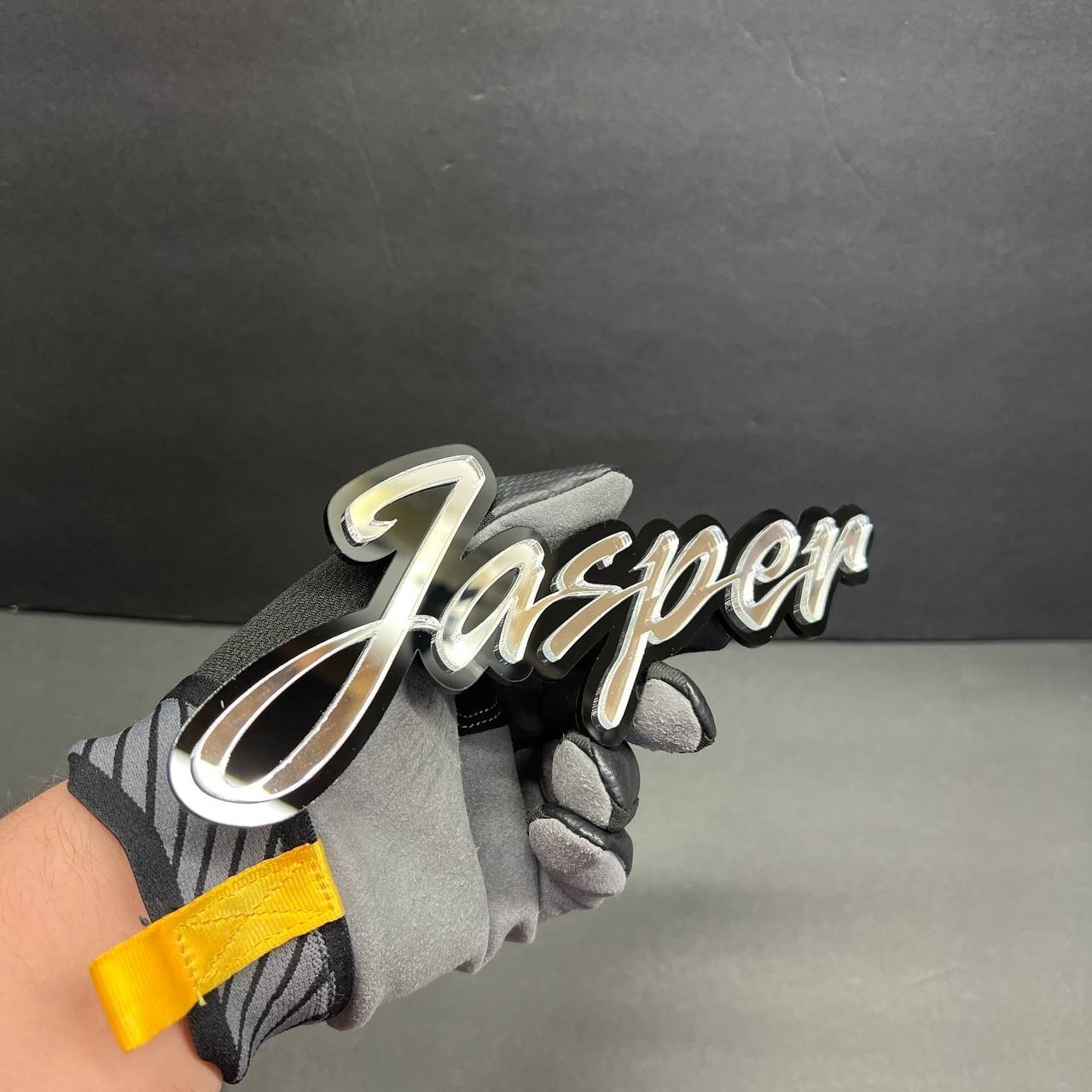 Custom Laser Cut Acrylic Emblem Badge for Car Multi Color Personalized-Name