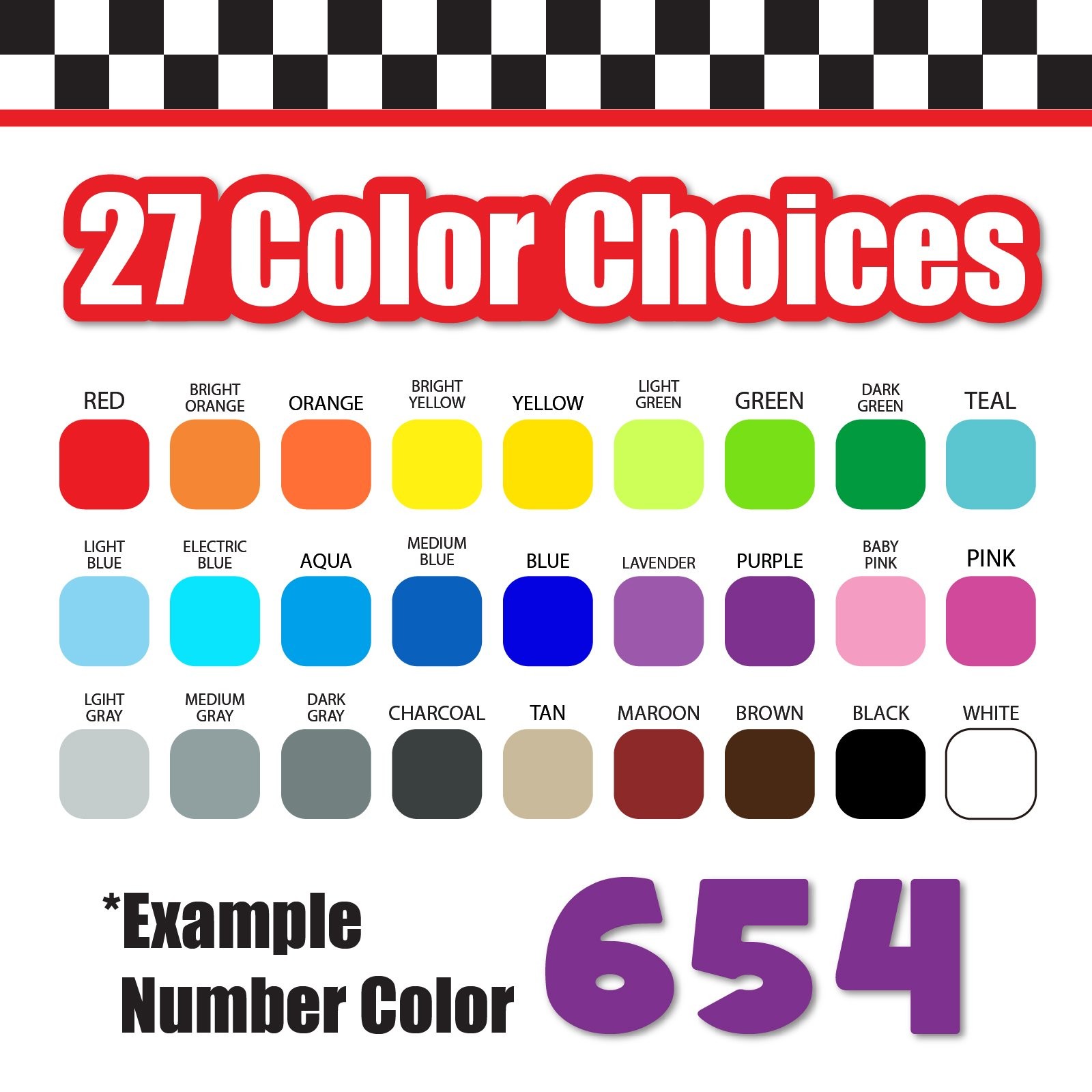 3x 3 Digit Custom Single Number Stickers Decal Locker Door Mailbox WhoopAss