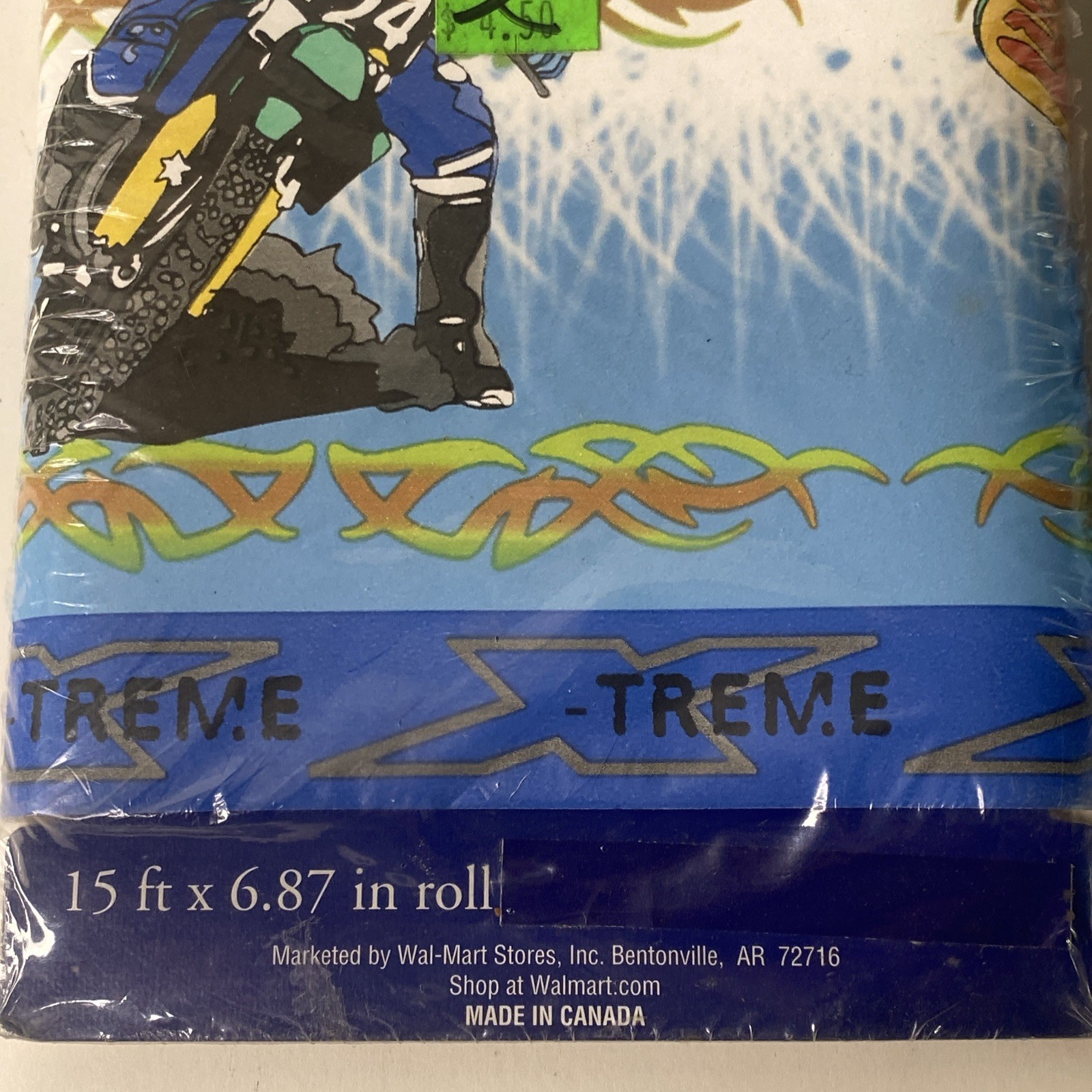 Y2K Vtg X-treme Sports Wallpaper Boarder – Skateboarding & BMX – Kids Bedroom