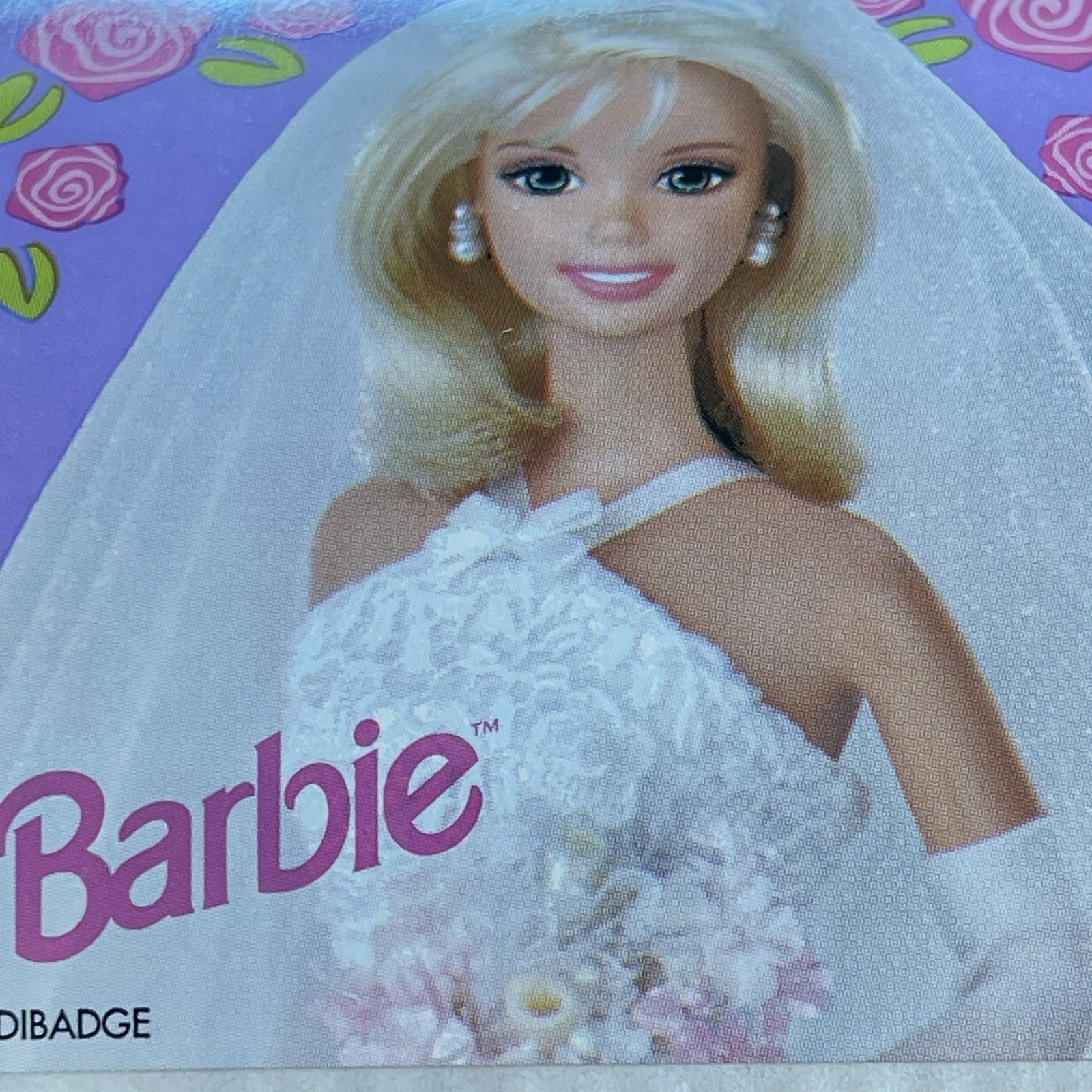 27 Barbie Stickers 1999 Mattel 2.5×2.5 Bridal Wedding Beautiful Bride VTG Lot