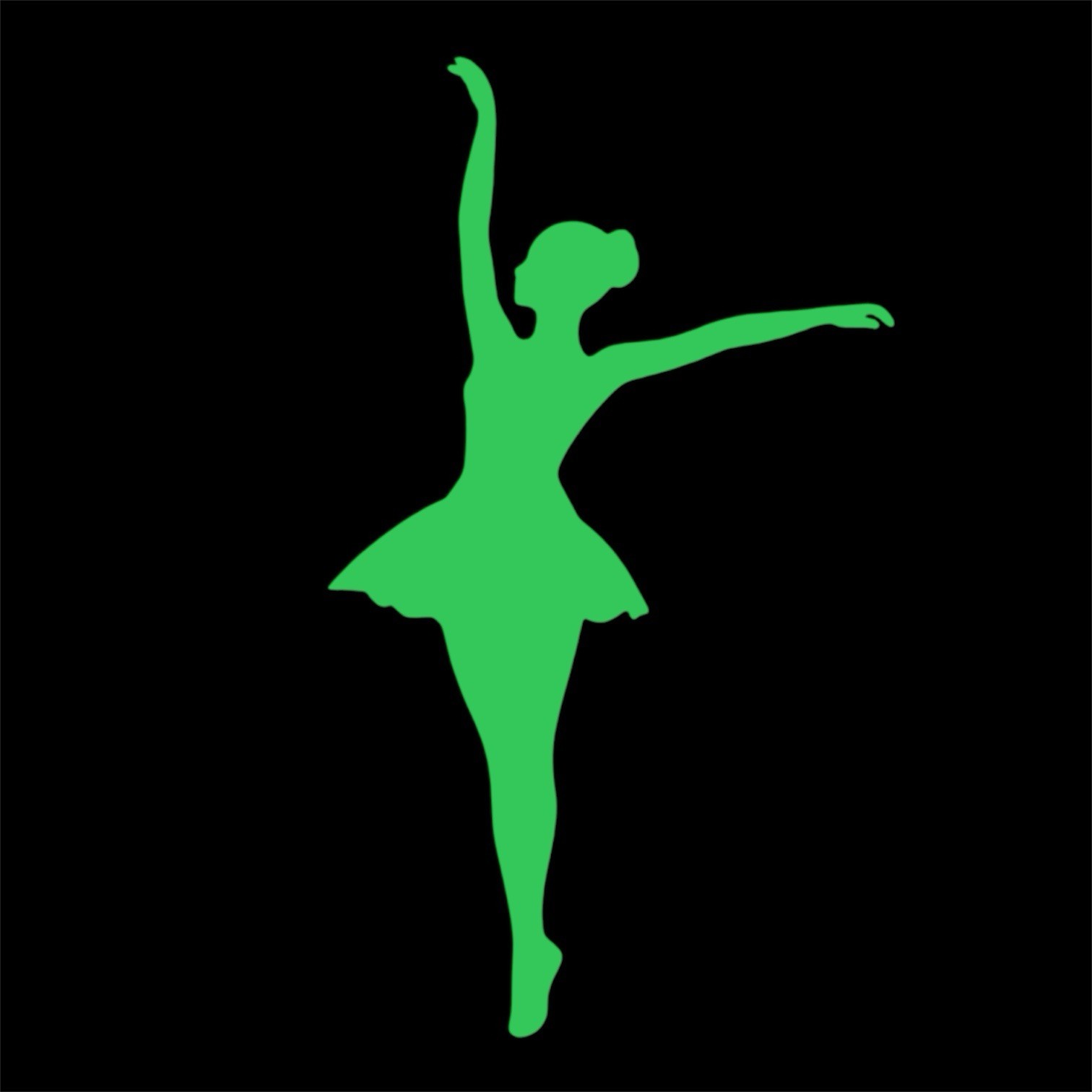 Ballerina dancing Decal for car Windows Laptops most Smooth Surfaces