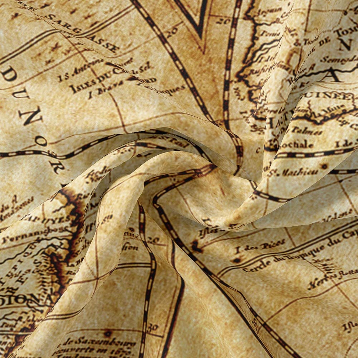 Old World Map Tapestry for Bedroom, Vintage Nautical Maps of the World Art Ta…