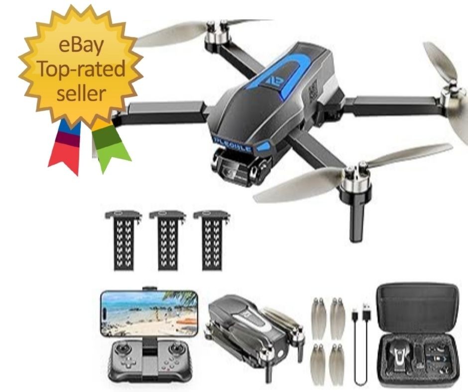 Drones with Camera for Adults 4K Brushless Motor Drone for Kids Beginners, FP…