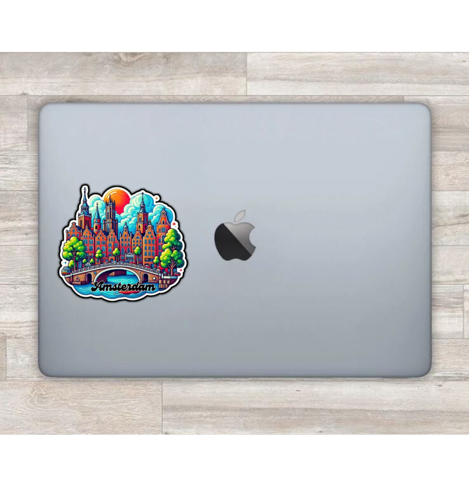Amsterdam Netherlands Fridge Magnet or Laptop Sticker