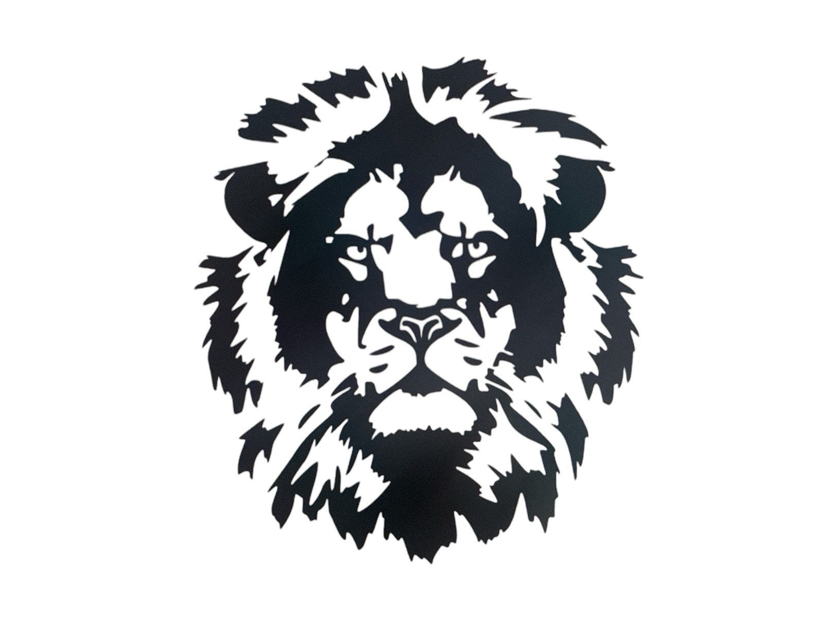 Lion face Decal for car Windows Laptops most Smooth Surfaces
