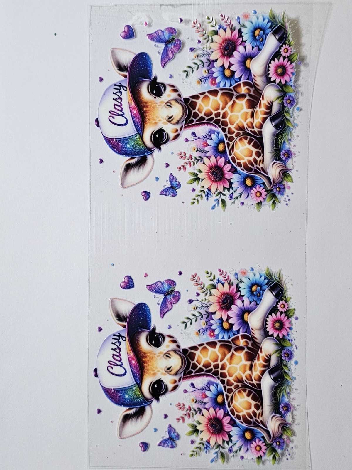 Giraffe UV DTF Transfer Sticker Wrap Tumbler UVDTF BUY 10+ GET COMBINED SHIPPING