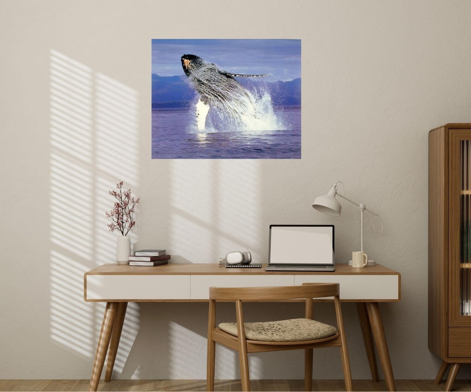 Humpback Sea Whale Ocean Animal Wall Decor Art Print Poster (16×20)