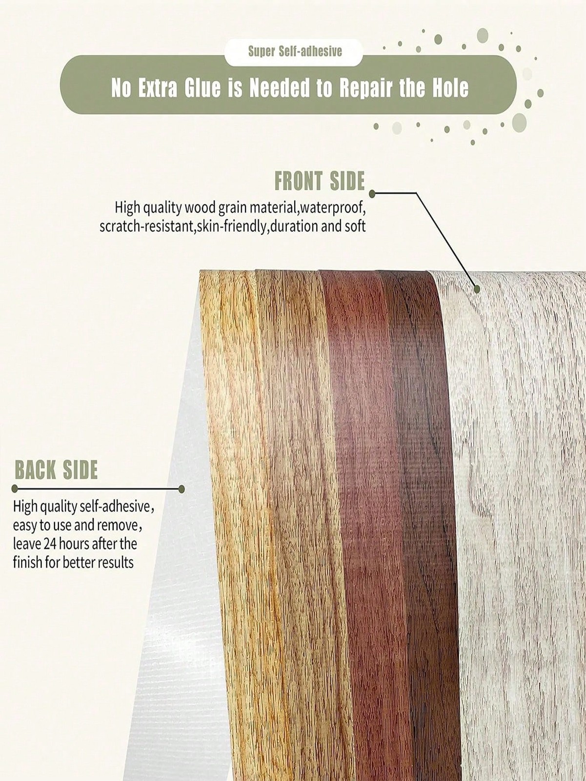 Brown Wood Grain Peel And Stick Contact Paper Roll S L Size