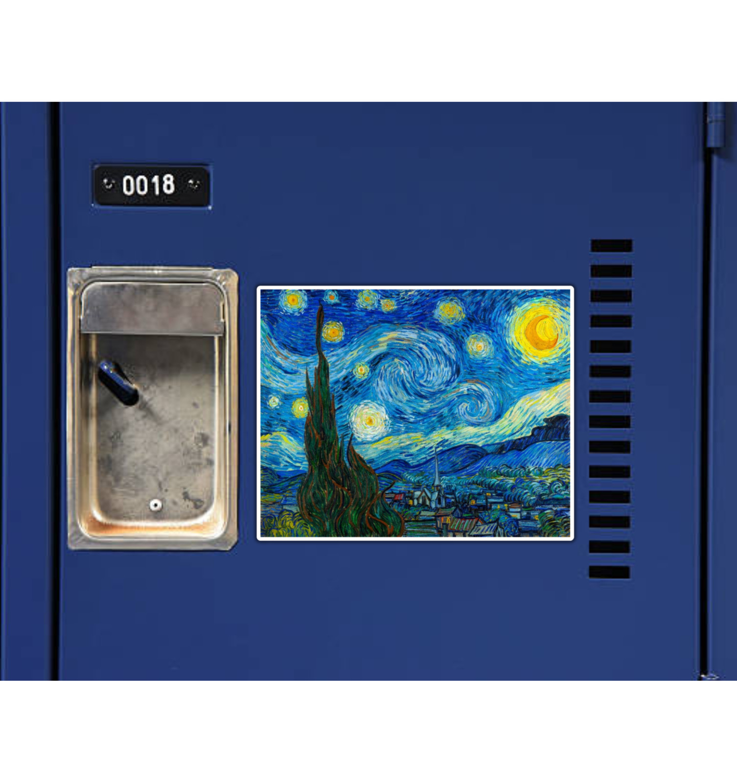 Starry Starry Night Vincent Van Gogh Fridge Magnet or Laptop Sticker