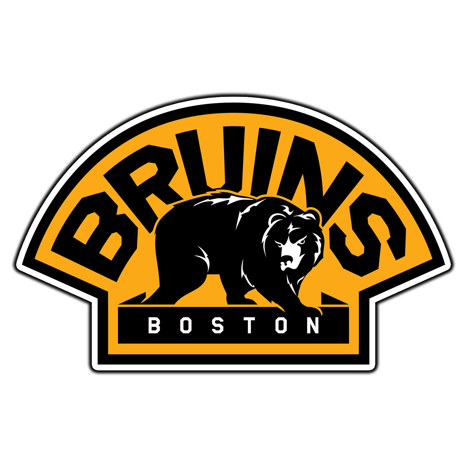 Boston Bruins Bear Logo #3 Hockey Fan Sticker Waterproof Vinyl Decal Die-Cut