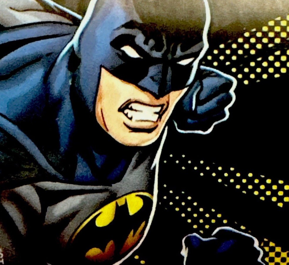BATMAN STICKER✨🦇💪🏻💙💪🏻🦇✨2 1/2” X 2 1/2”✨AWESOME✨🔥💫
