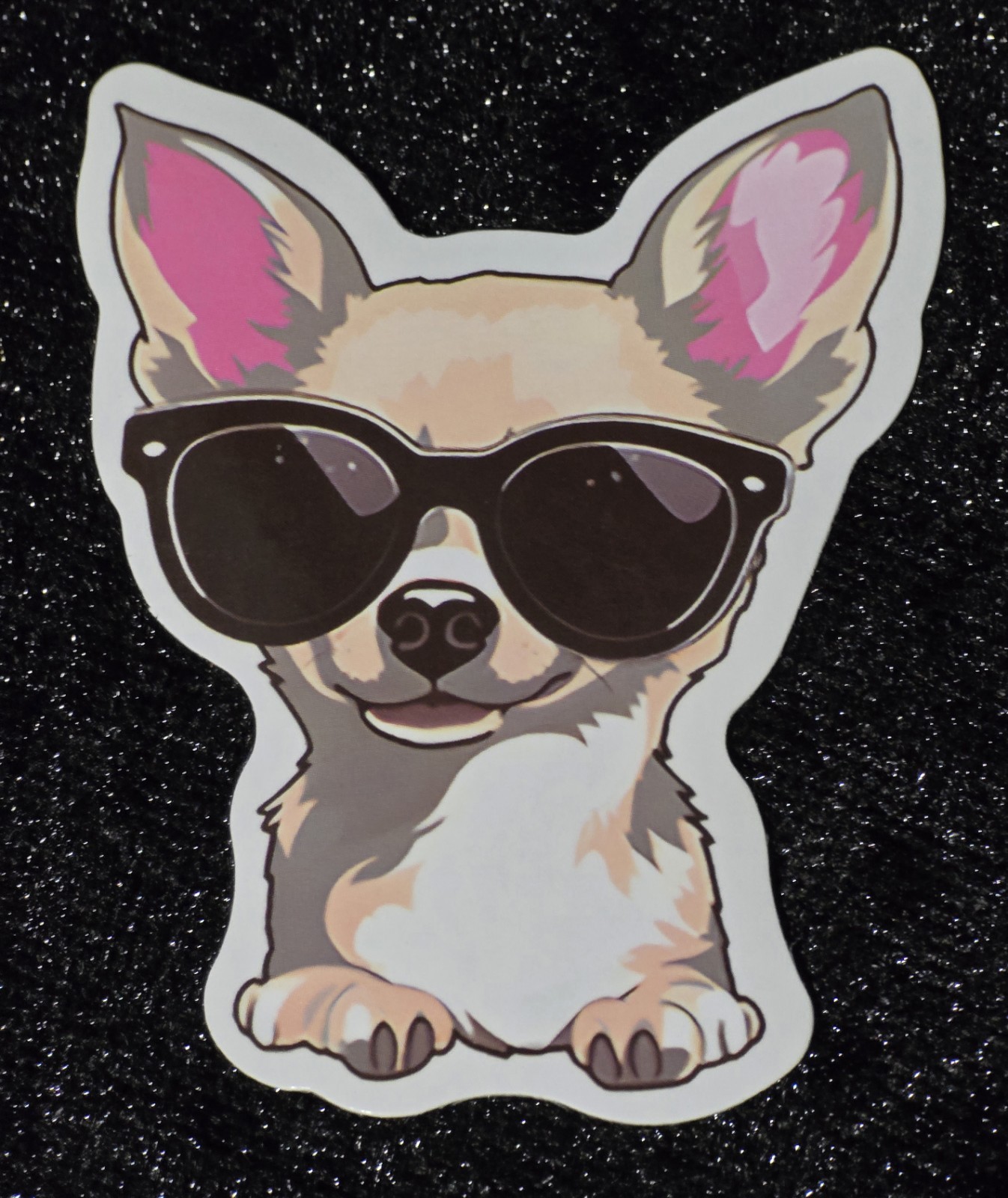 Cool Chihuahua 2.25" Decal Sticker