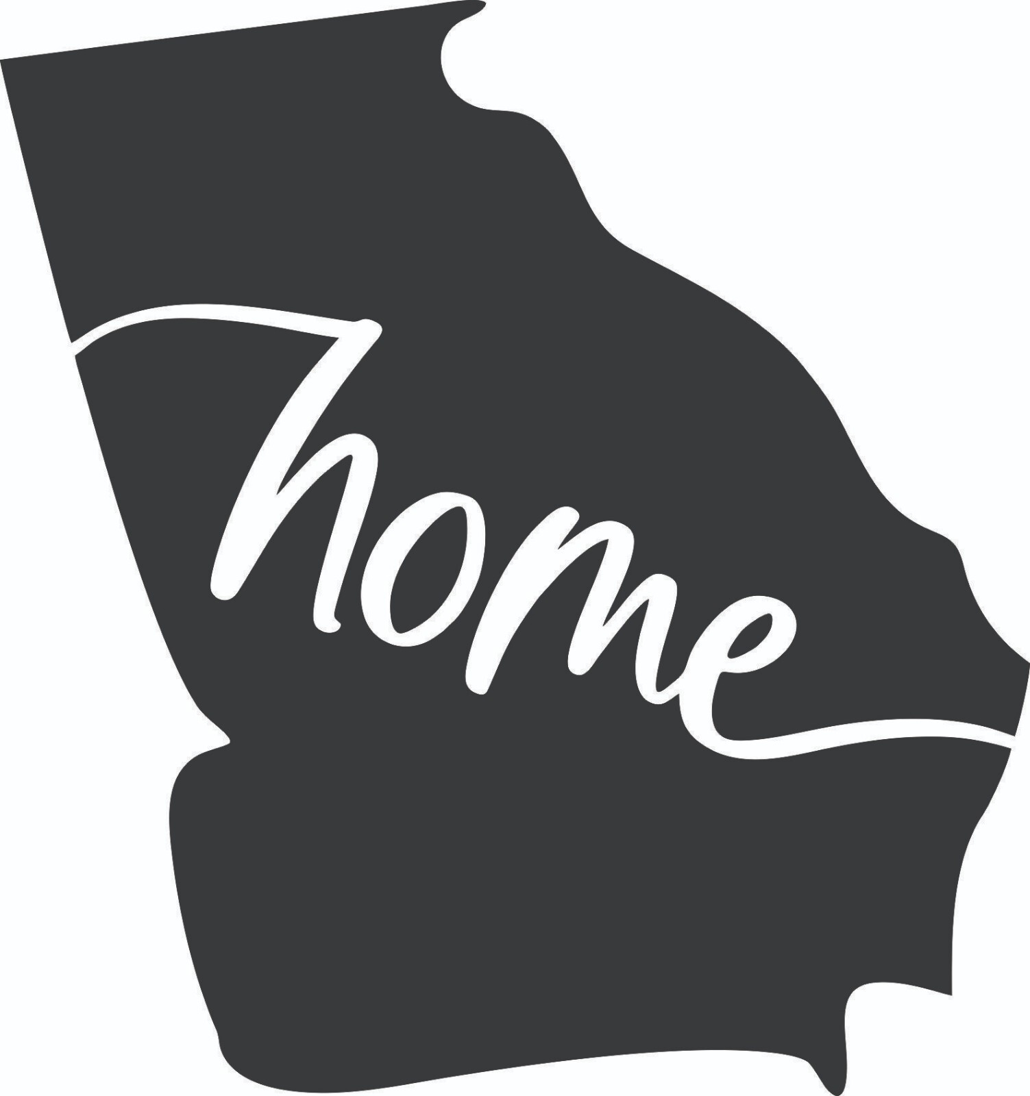 Georgia Home Die Cut Vinyl Decal Transfer Sticker -Home State Decals- 35+ Colors