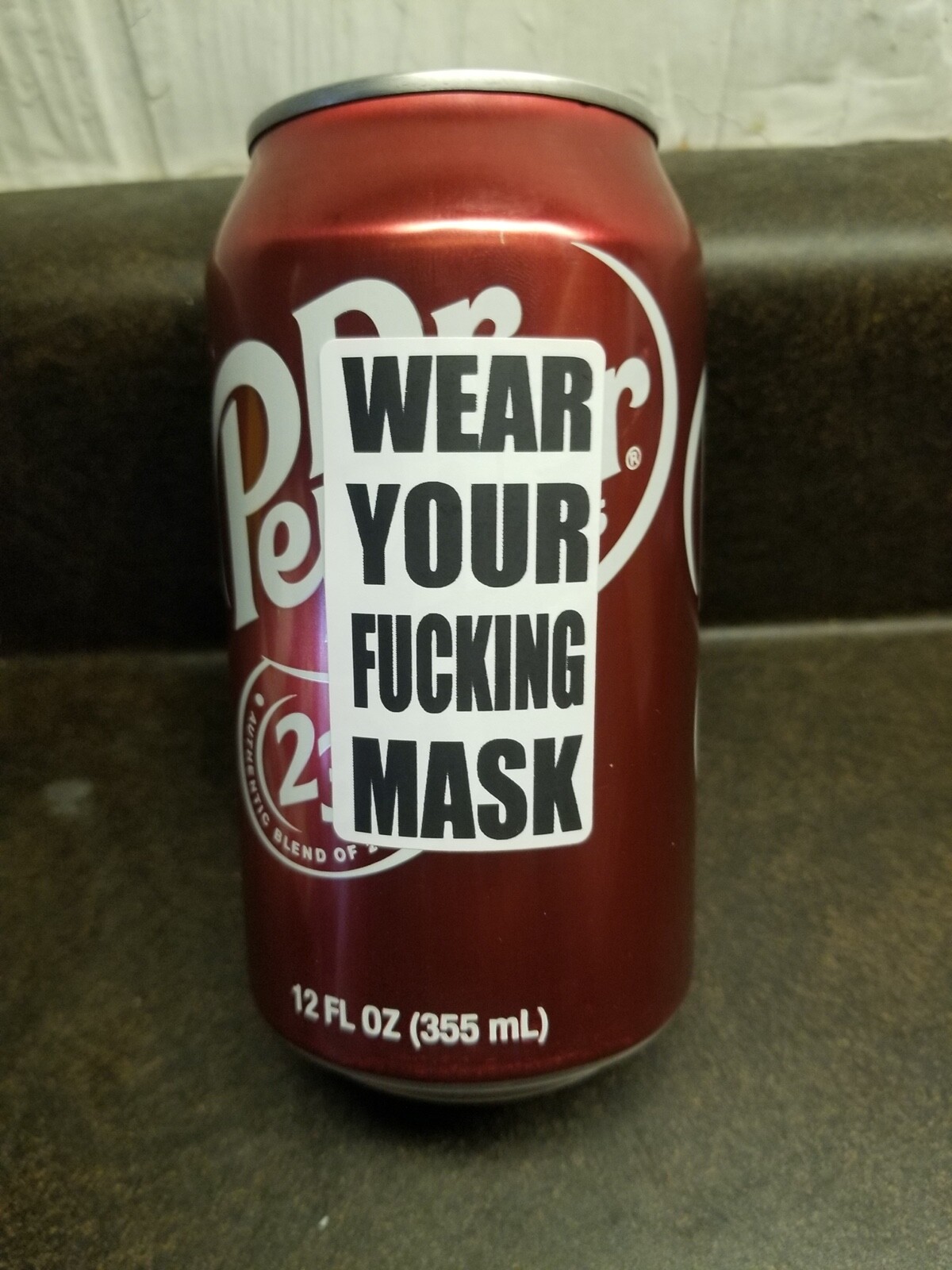 "WEAR YOUR F****** MASK" 25-500 Pack Sticker stickers decal labels social wash