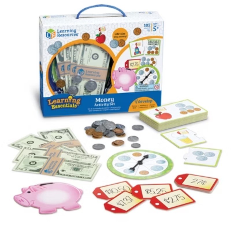 Money Activity Set – 102pc, Play Money for Kids