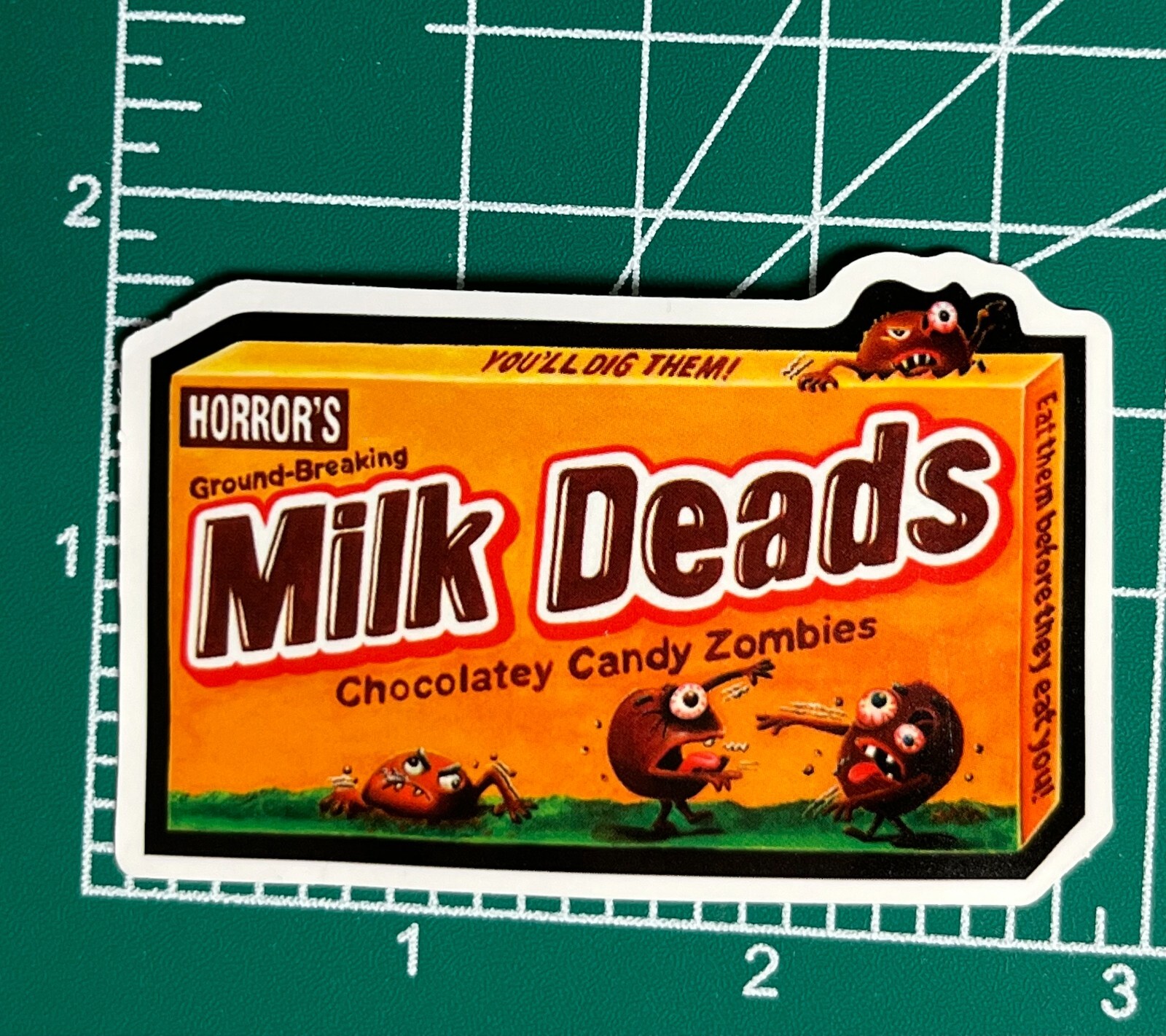 MILK DEADS /Milk Duds Parody Spoof Vinyl Decal Sticker Bomb Sarcastic Foodie