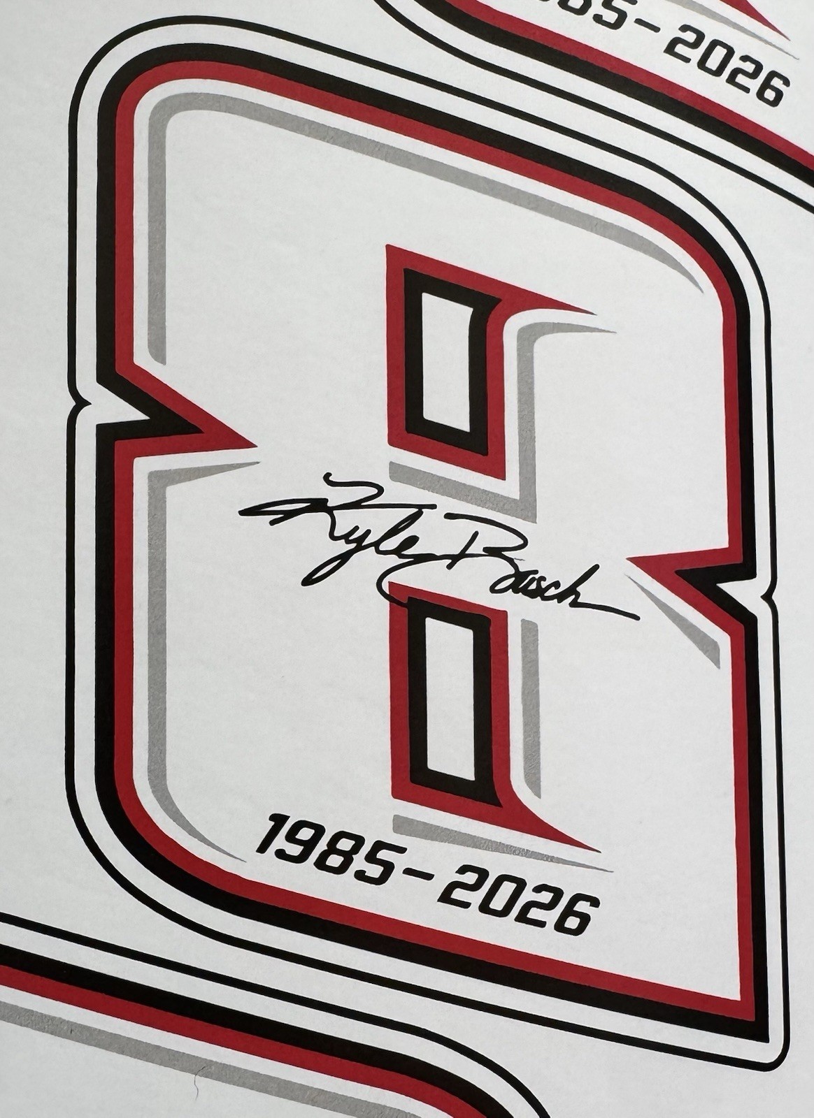 Kyle Busch Number 8 Logo Commemorative Tribute Vinyl Sticker/Decal NASCAR 11