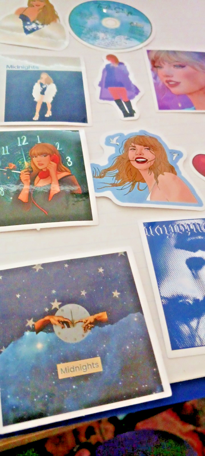 Taylor Swift Stickers 10 pcs. Party Favors , Water Bottle, Decor, Music FAN #7