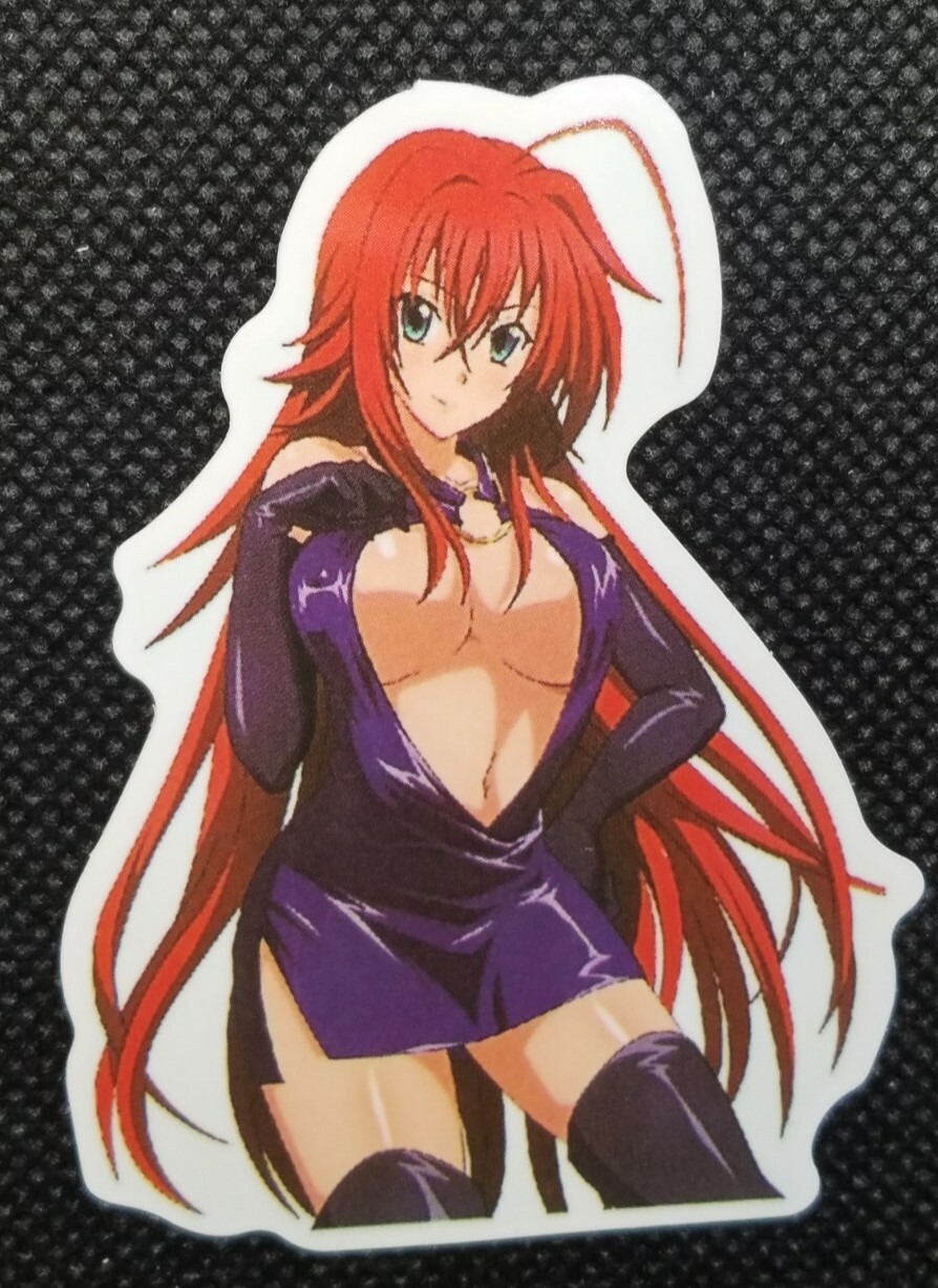 Vinyl Waifu Rias Sticker For Laptop, Phone, or Decal (3.0"x3.5")