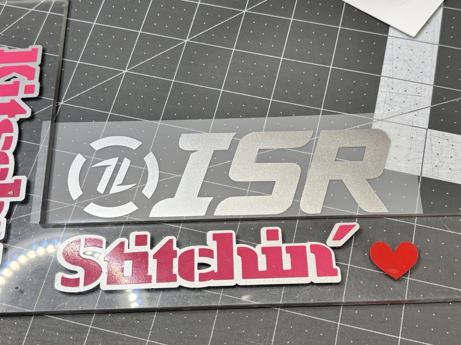 ISR Logo Die Cut Vinyl Decal Single Color Performance Automotive Exhaust